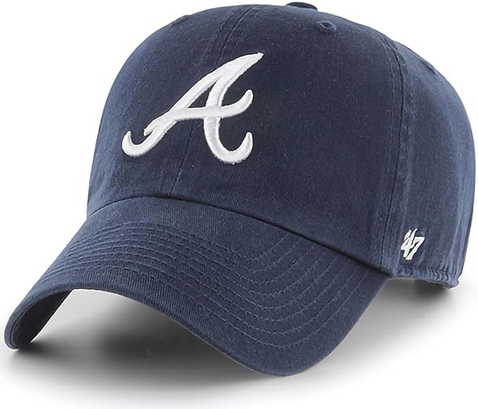 47 Brand MLB Team Color Home Primary Logo Clean Up Adjustable Baseball Cap Hat, Adult | Amazon (US)