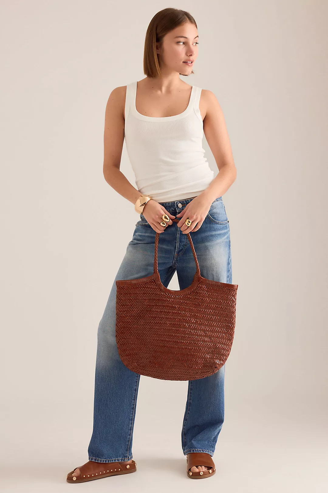 Nola Woven Leather Bag | Anthropologie (UK)