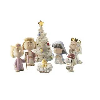 Lenox Peanuts 7-Piece Christmas Pageant Figurines - 1.75" to 6" in Height | Bed Bath & Beyond
