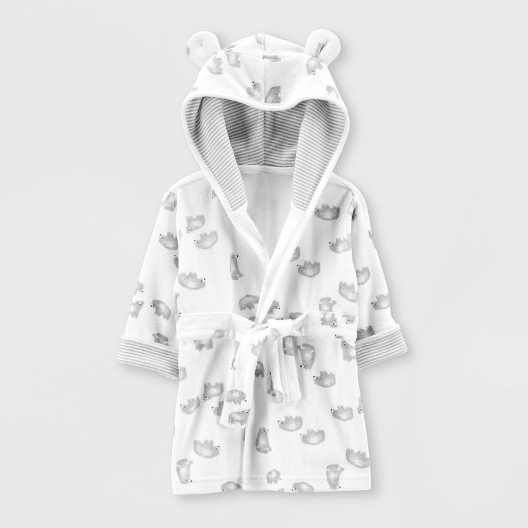 Carter's Just One You® Baby Bear Bath Robe - White | Target