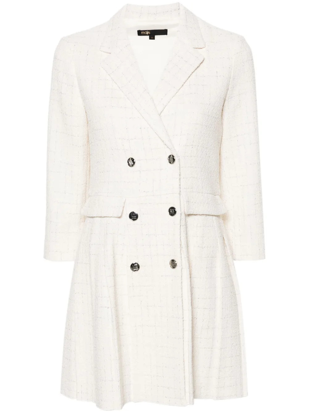 Maje Kariertes Blazerkleid - Farfetch | Farfetch Global