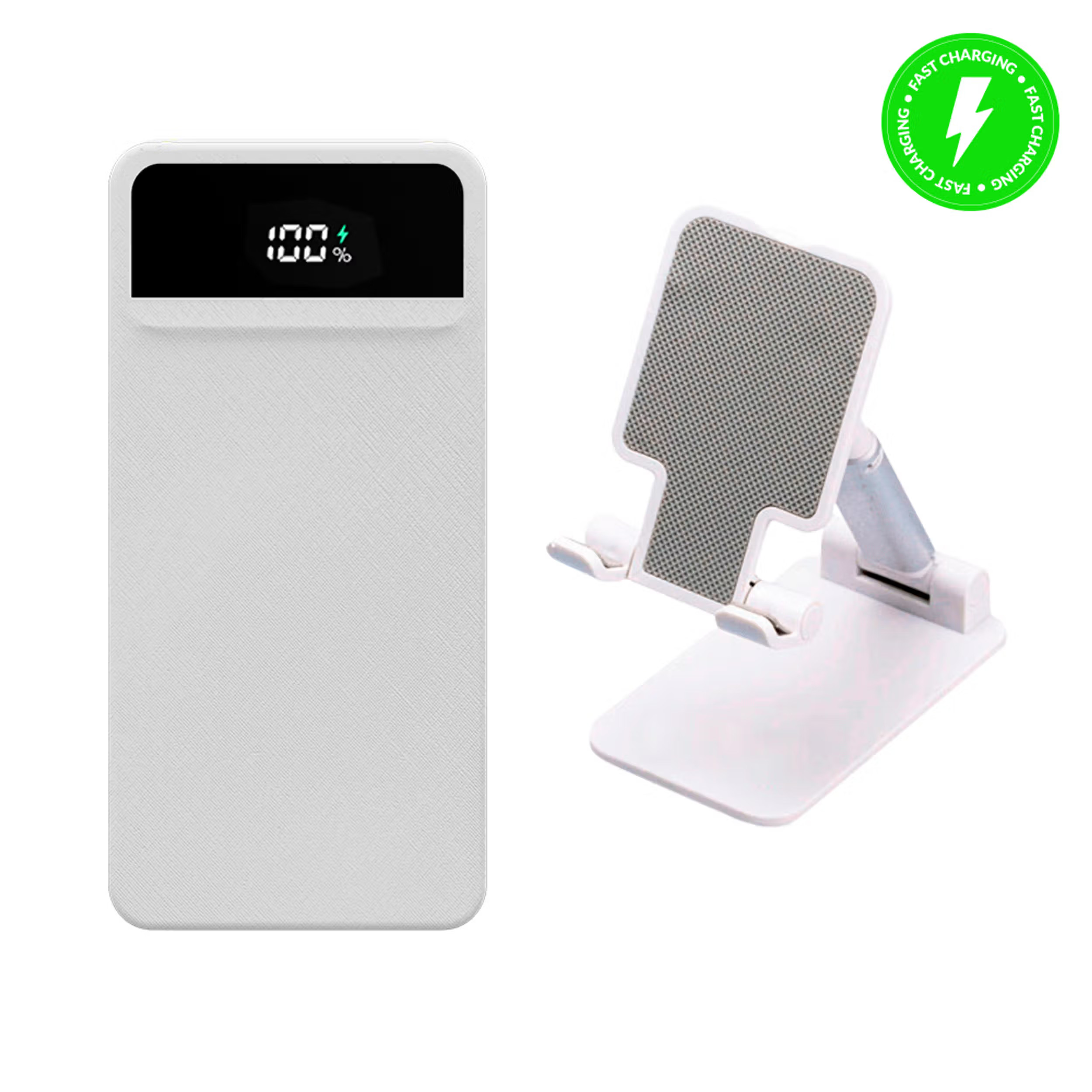 Carregador Portátil Turbo 10000mah Branco + Suporte - Mapa Mundi Lines Manuscrita | Gocase (BR)