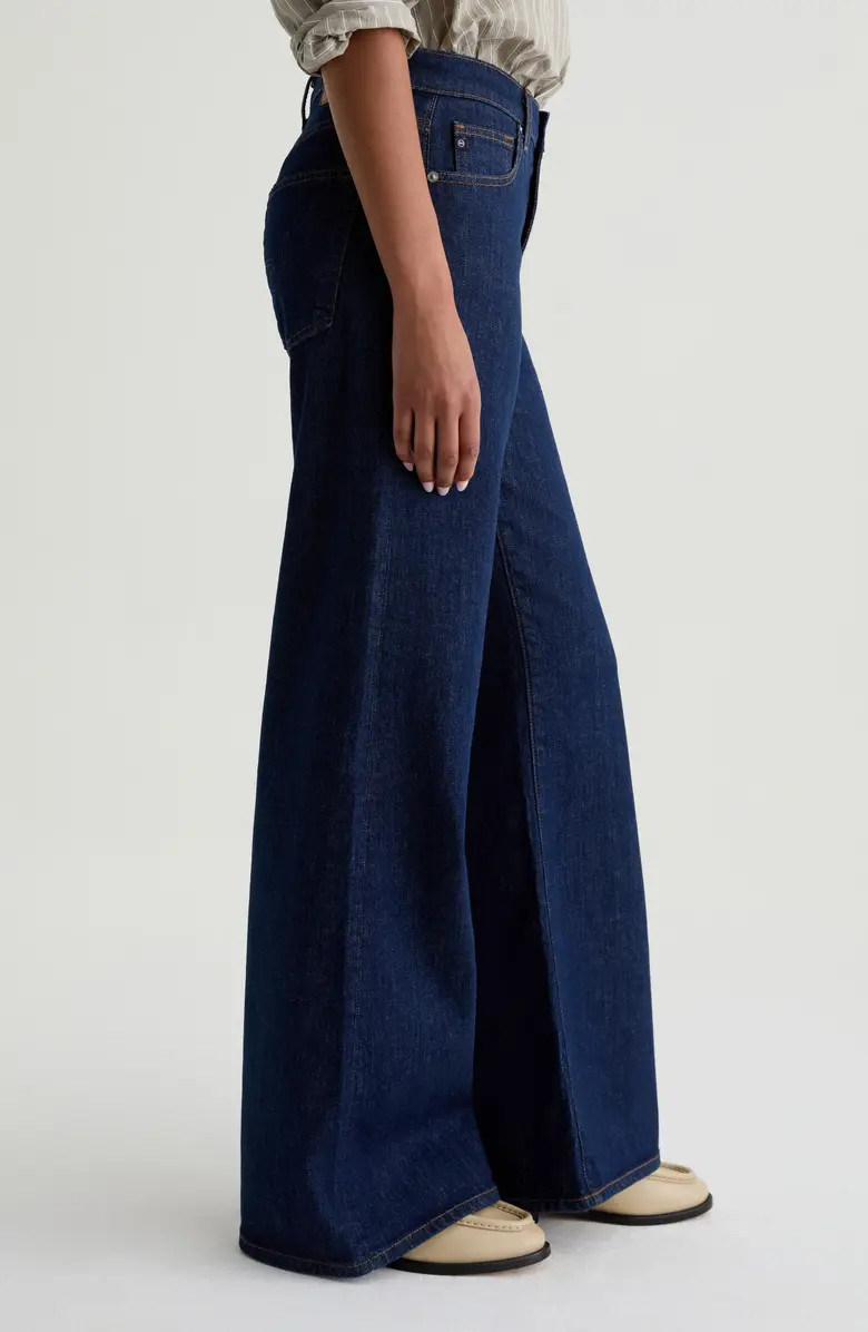 AG Saige Mid Rise Wide Leg Jeans | Nordstrom | Nordstrom