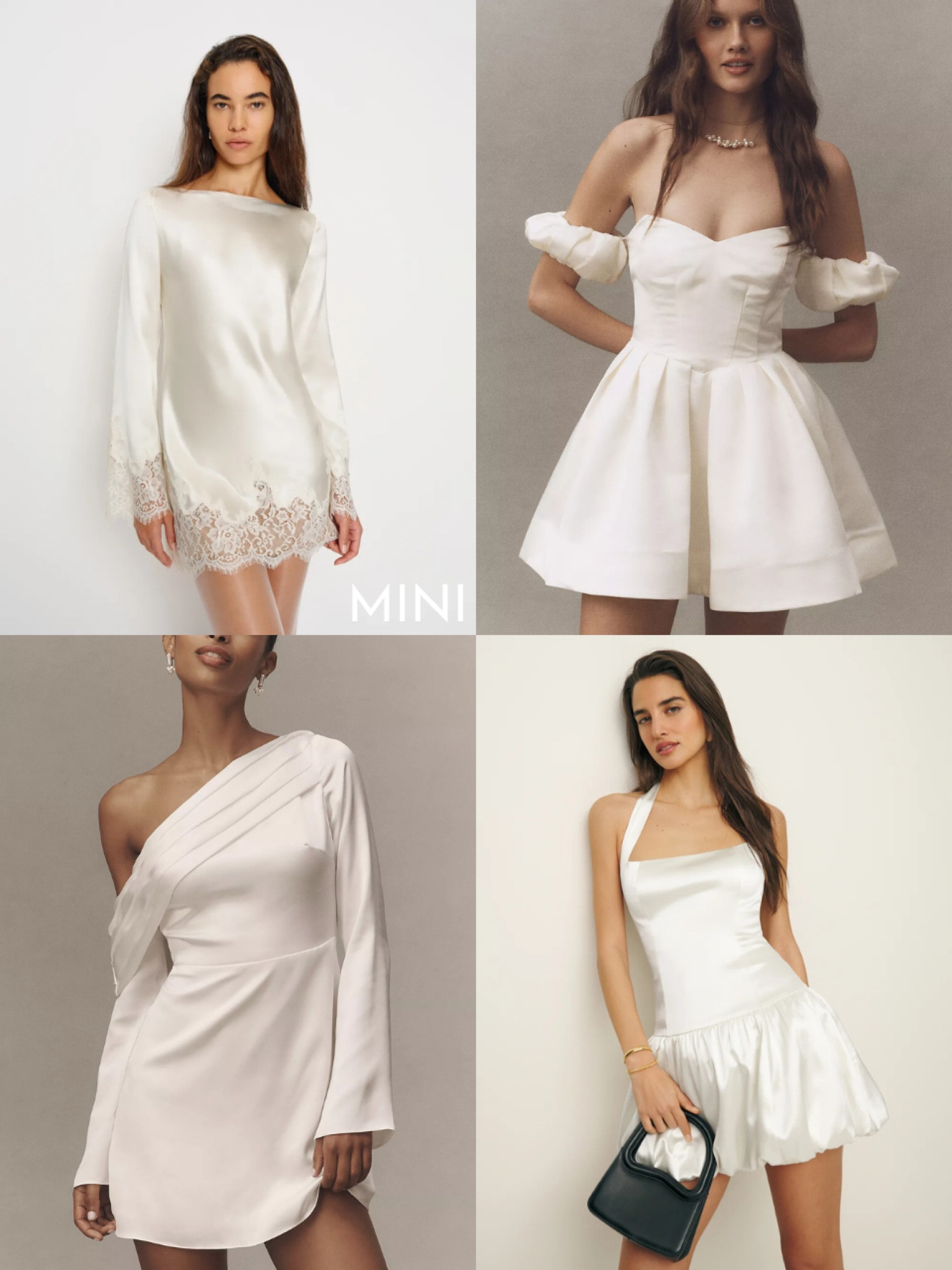 Rehearsal dinner outfits = sorted ✨mini white dress