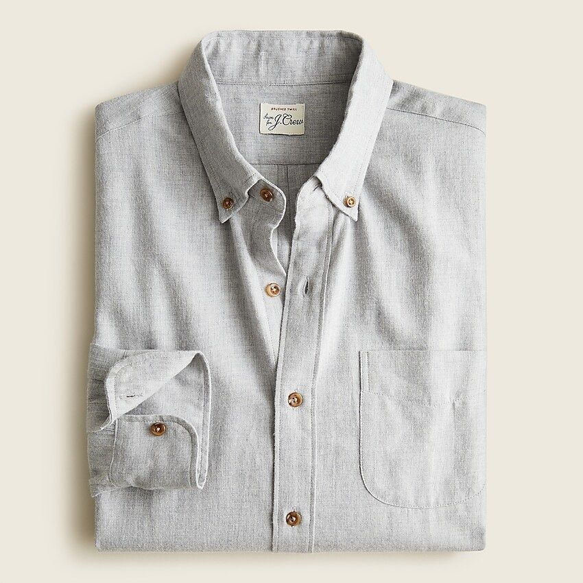 Brushed twill shirt | J.Crew US