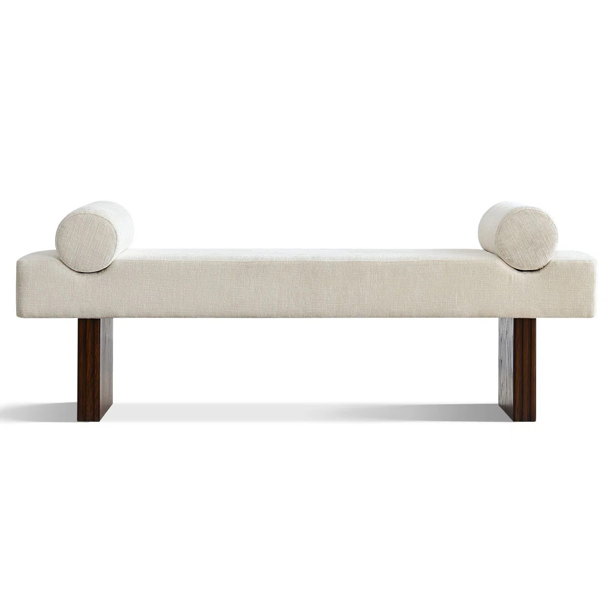 60" Chenille Upholstered Entryway / Bedroom /Dining Bench | Wayfair North America