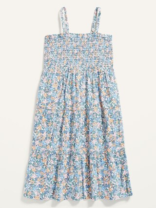 Floral Sleeveless Tiered Swing Dress for Girls | Old Navy (CA)
