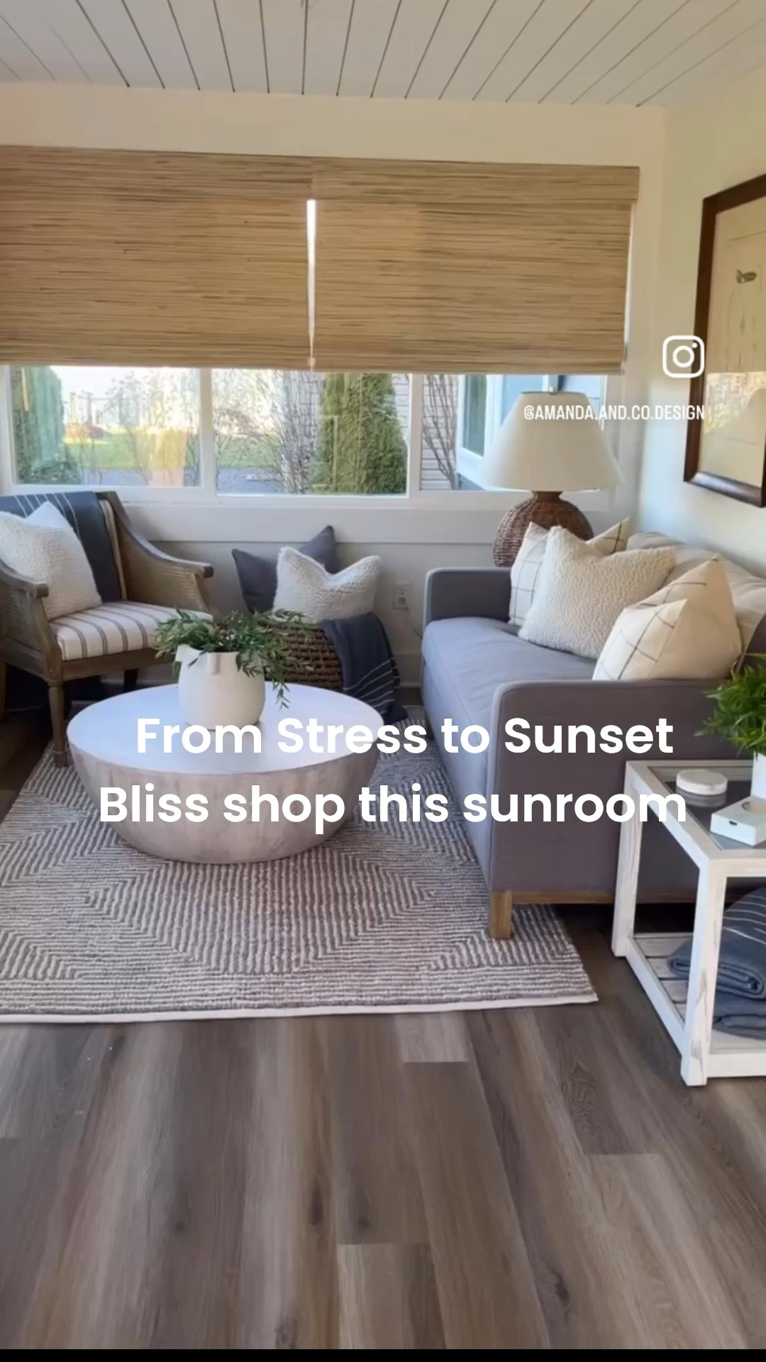 Calm the chaos → Create a space that grounds you.
This sunroom was designed for one thing: slowing down at the end of the day and soaking in that perfect lake sunset. 🌅

Think layered textures, soft throws, and furniture that invites you to linger. Every piece is chosen to make the room both beautiful and functional—a cozy corner for coffee in the morning or a glass of wine at dusk.

🛋️ Shop my exact picks to bring this level of calm + coziness into your own home through my LTK.

#SunroomStyle #CalmTheChaos #CozyHomeVibes #LakehouseLiving #DesignThatWorks #LTKInterior #LTKDesign


#LTKHome #LTKHome #LTKStyleTip