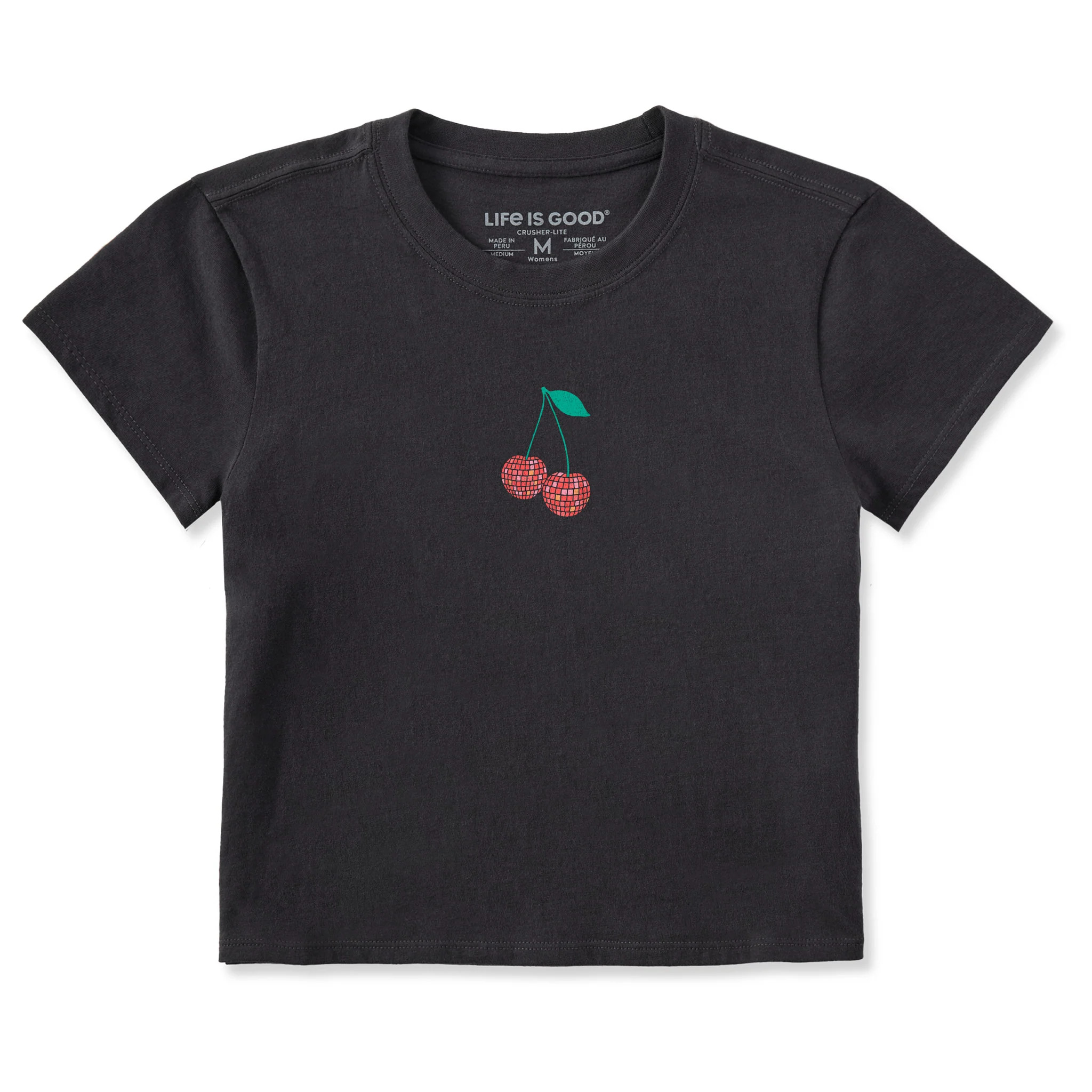 Women's Disco Cherries Crusher-LITE Shrunken Tee | Life is Good