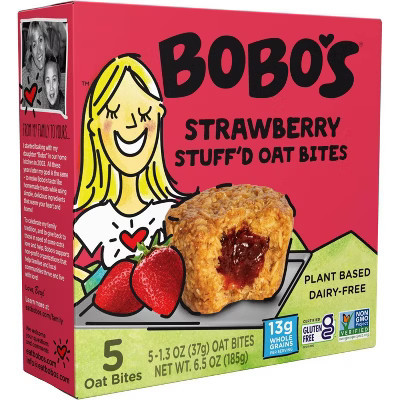 Bobo's Oat Bars Stuff'd Strawberry Bites - 6.5oz | Target