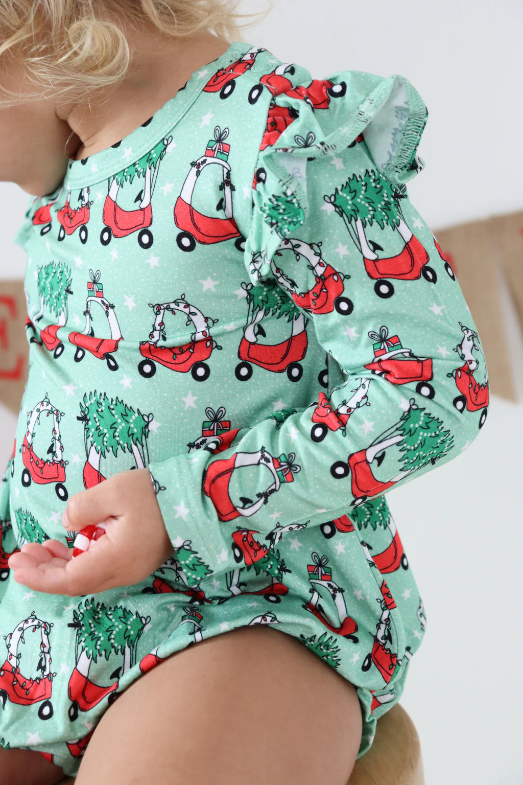 MERRY LITTLE CHRISTMAS DREAM BUBBLE ROMPER | DREAM BIG LITTLE CO