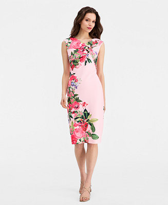 Women's Twisted-Detail Sheath Dress | Macy's