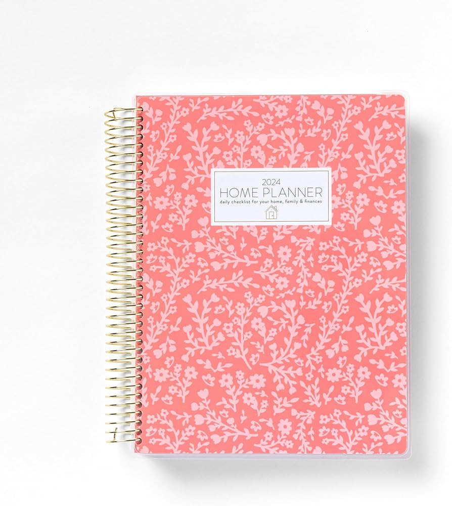 PPP 2024 Home Planner (Pink) | Work from Home Planner w/Stickers | Daily Checklist | Monthly Budg... | Amazon (US)