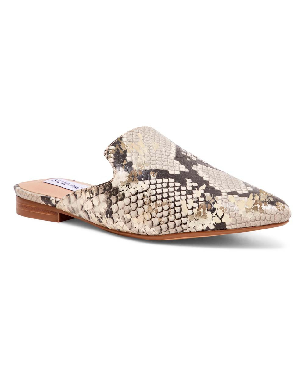 Steve Madden Women's Mules GOLD - Gold Snake Mattis Mule - Women | Zulily