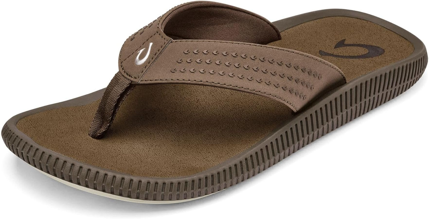 OLUKAI Ulele Men's Beach Sandals, Quick-Dry Flip-Flop Slides, Water Resistant | Amazon (US)
