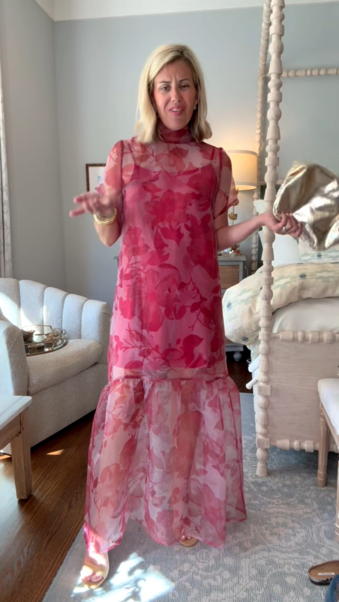 Totally obsessed with this dress!!! I’m in xs dress and 8 heels tts. 

*code Catherine20 at Allie + Bess

#LTKdayinmylife #LTKSeasonal #LTKOver40
