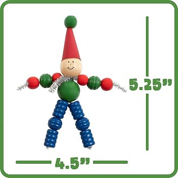 READY 2 LEARN Christmas Crafts - Create Your Own Bead Elves - DIY Ornaments for Kids - Christmas ... | Amazon (US)