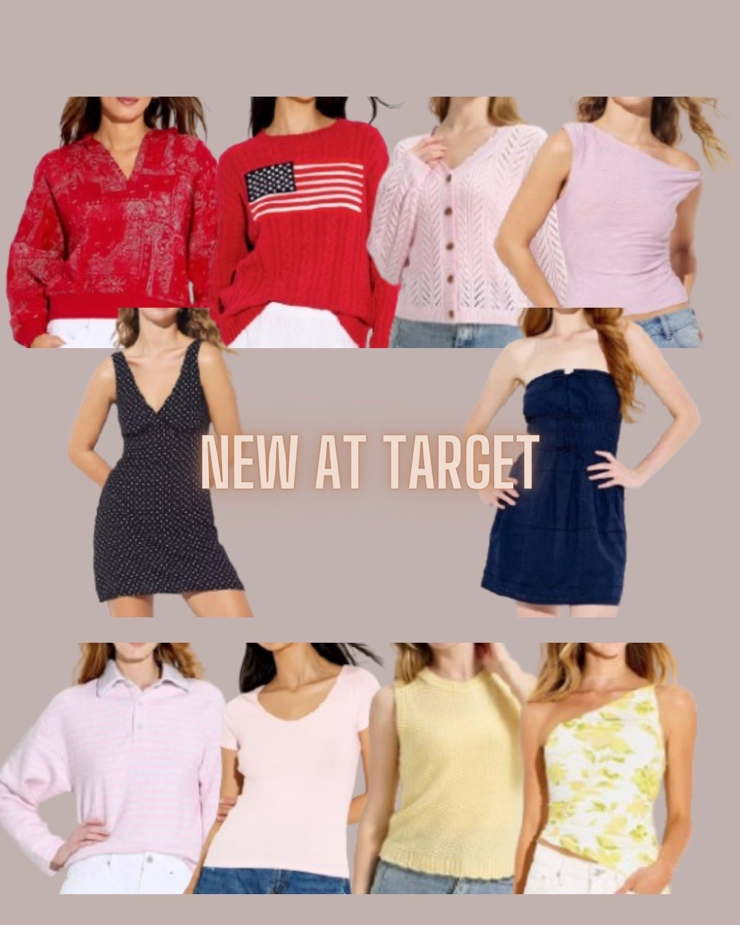 Target style
Summer tops
