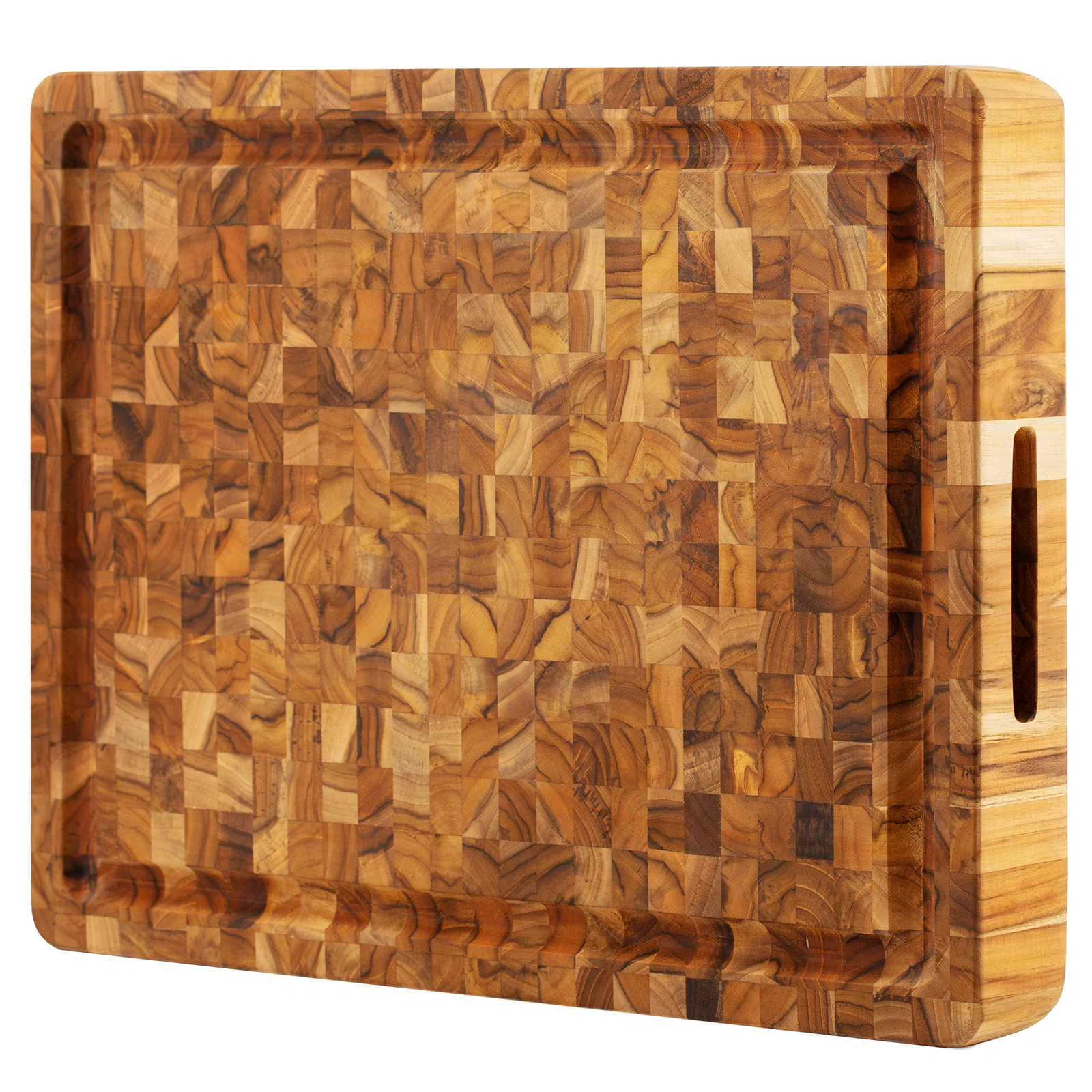 Anders Sturdy Teak Wood with End Grain Cutting Board | Wayfair North America