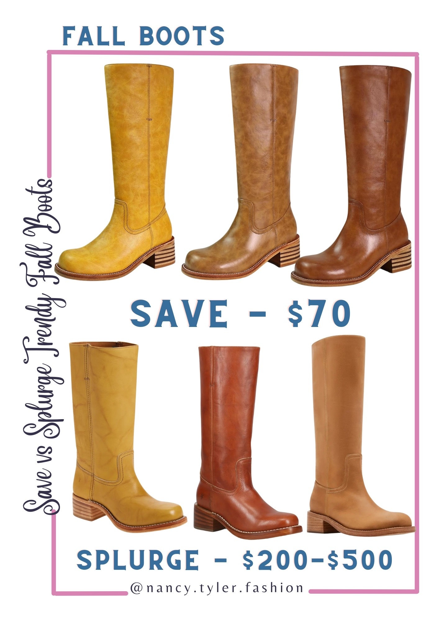 Super trendy fall boots - save or splurge edition! 👢🤎

#LTKSeasonal #LTKShoeCrush #LTKFindsUnder100