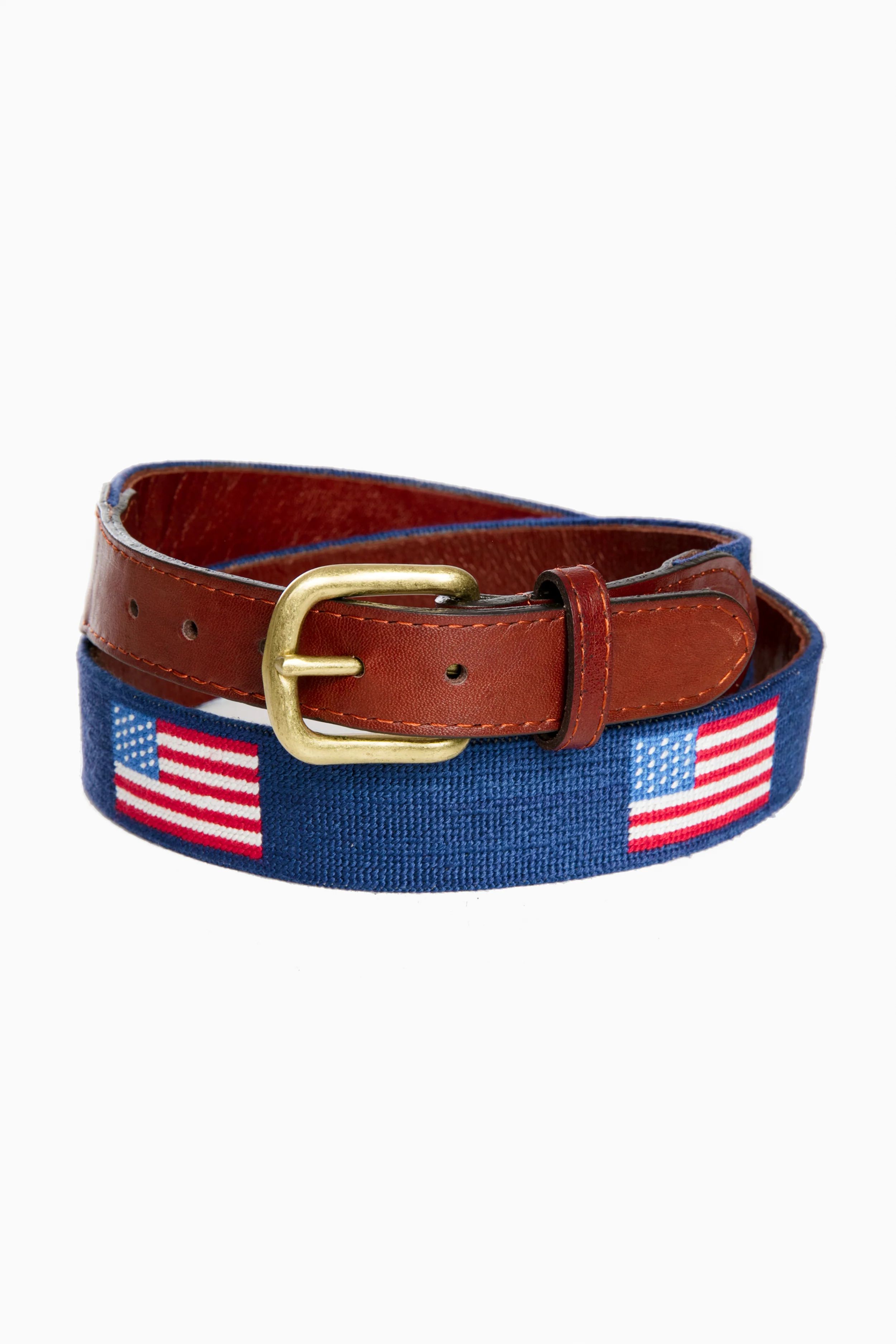 American Flag Needlepoint Belt | Tuckernuck (US)