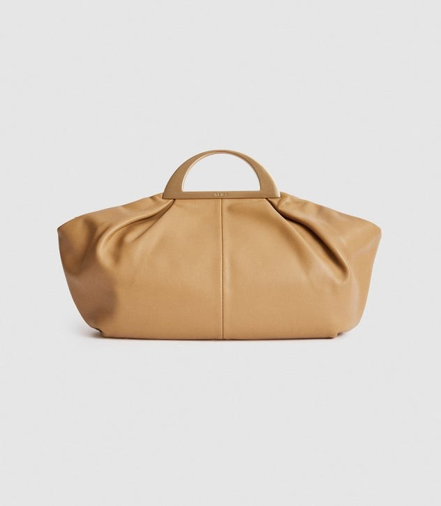 LARGE LEATHER CROSS BODY BAG | Reiss (Global - Non UK)