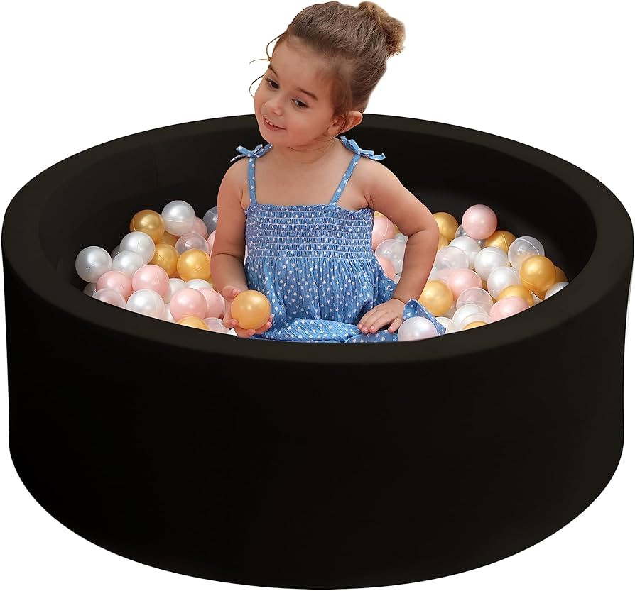 Foam Ball Pit for Toddlers, Baby Ball Pit for Babies with Soft Memory Sponge, Kids Play Ball Pool... | Amazon (US)
