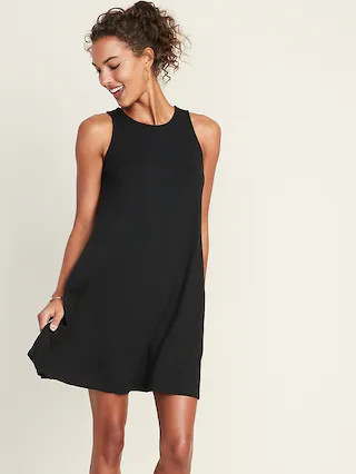 Sleeveless Jersey Swing Dress for Women | Old Navy (US)