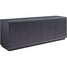 Hanson Rectangular TV Stand for TV's up to 75" in Charcoal Gray, 70" Wide | Amazon (US)
