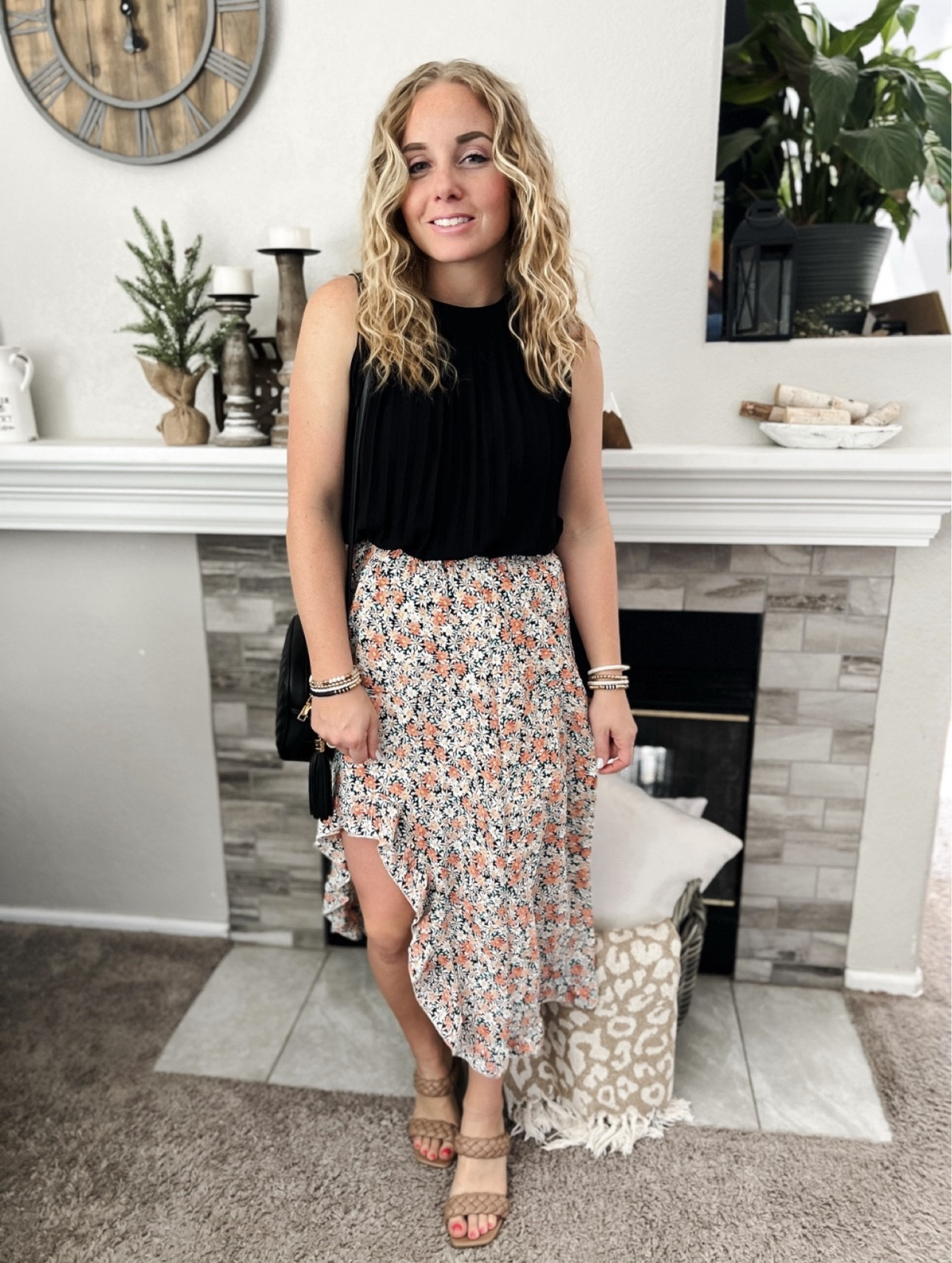 Spring floral skirt with black sleeveless top and nude heels





 wedding guest dresses, amazon wedding guest outfit,  spring  dresses, Easter outfit, summer outfit, 

#LTKSaleAlert #LTKSeasonal #LTKootd
