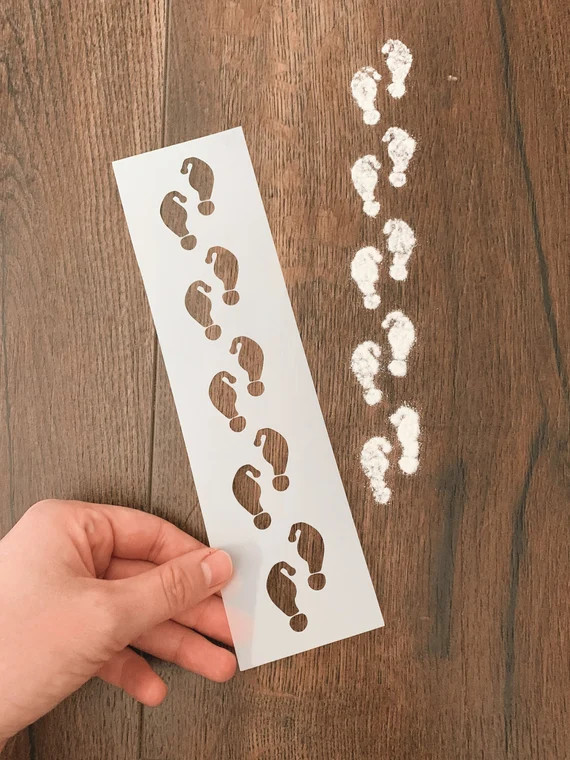 Elf Footprints | Elf on the Shelf Footprints | Elf on the Shelf Accessory | Elf on Shelf | Etsy (US)