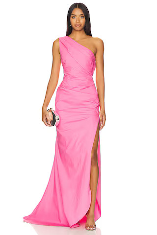 NBD Zira Gown in Hot Pink from Revolve.com | Revolve Clothing (Global)