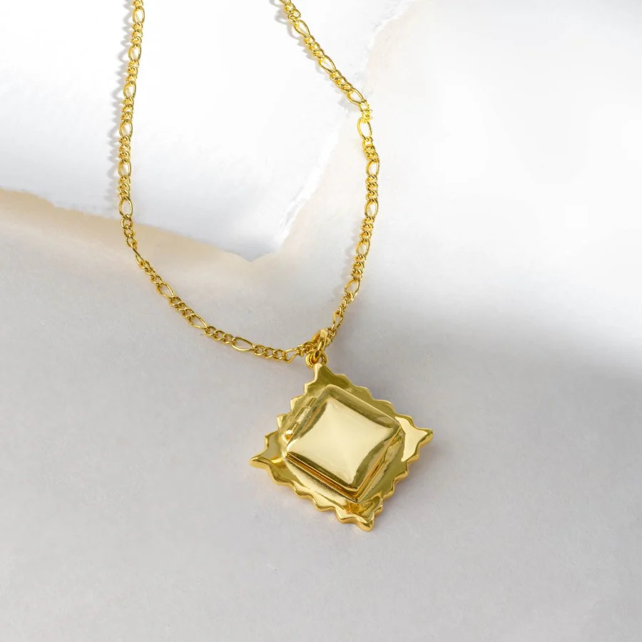 Ravioli Gold Necklace | Wanderlust + Co