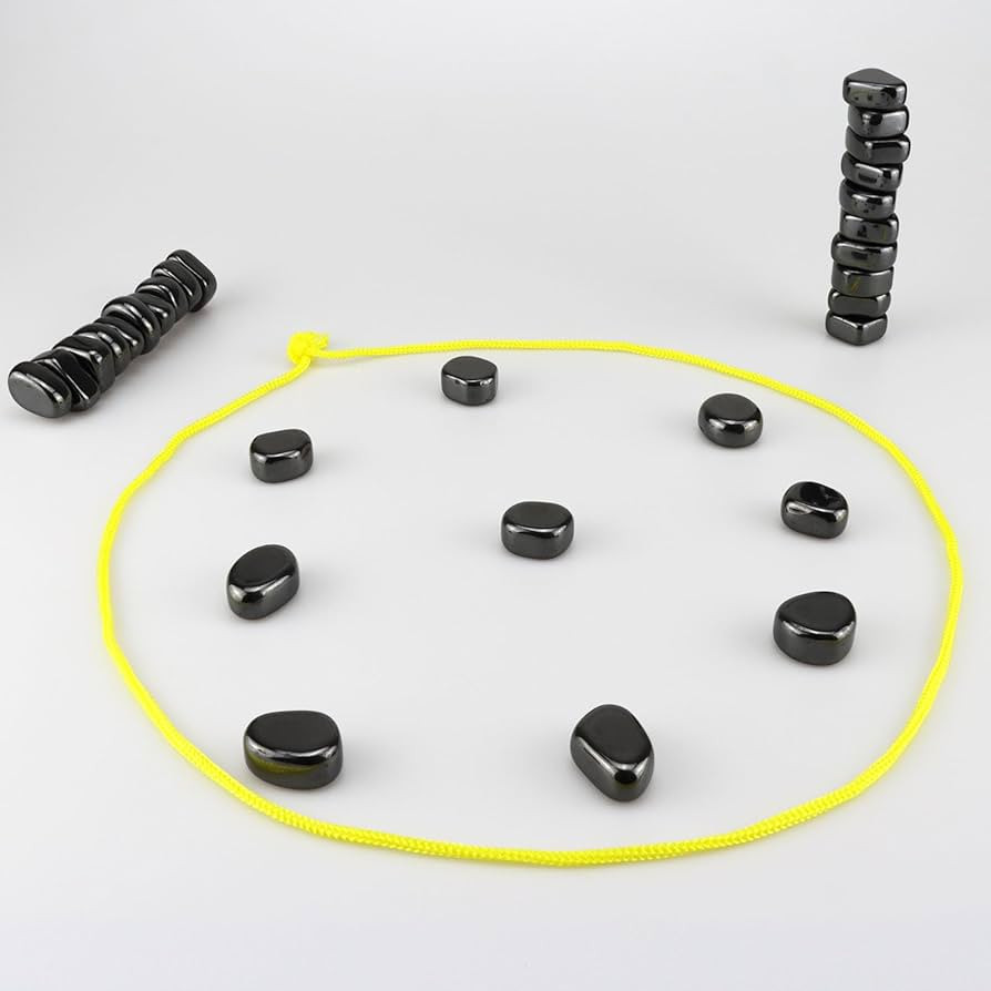 KJ106 Magnetic Chess Game, 1-4 Players | Stones, Rocks | Kids and Adults | Puzzle Strategy Games | Amazon (US)