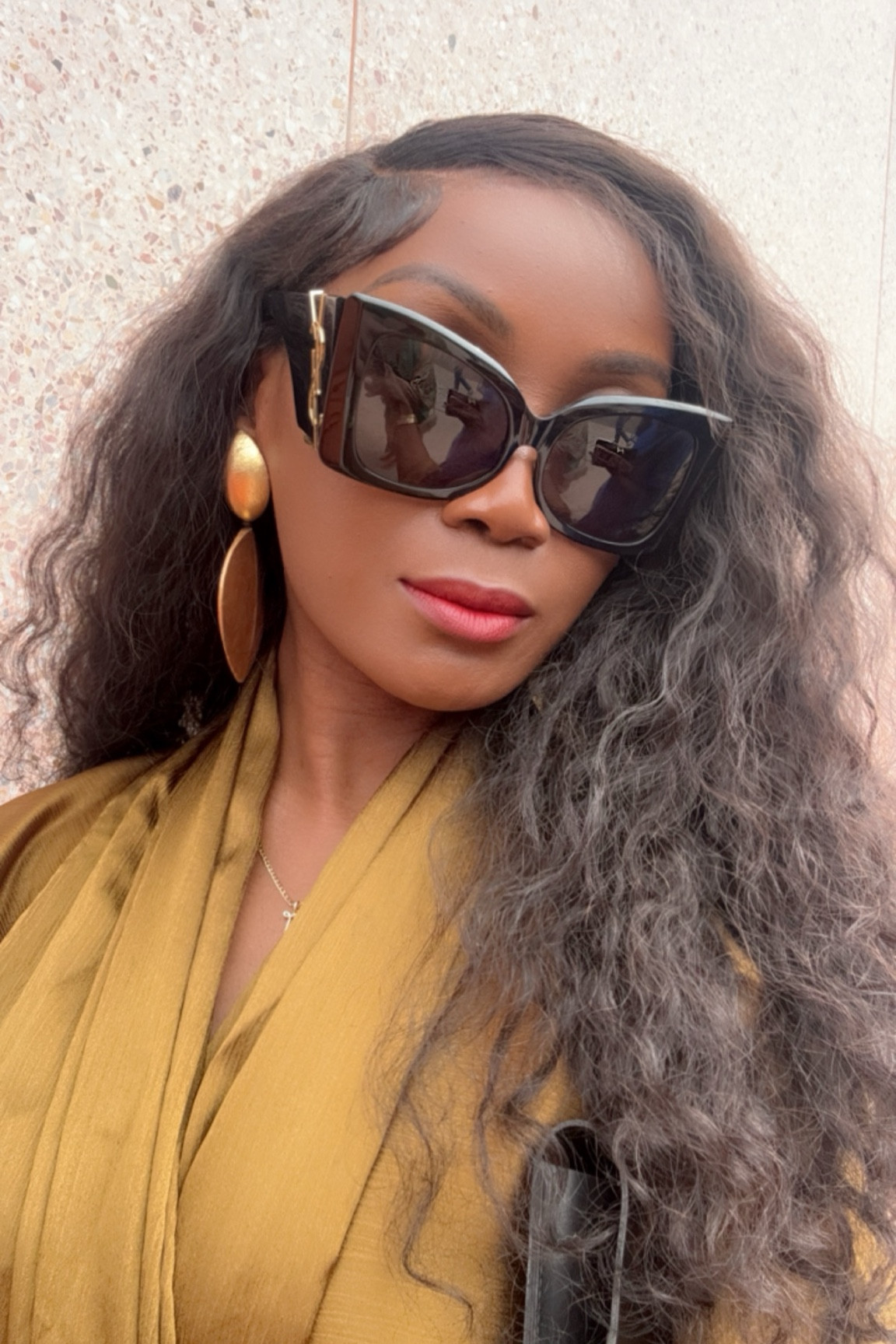 In case I forgot to mention, I’m a lover of sunglasses! You can find me purchasing one or a few very often LOL. These YSL frames just happen to be one of my top faves! Red lips just felt like the perfect match for the Occassion. I’ve been so hooked on the neutral tones, I forgot how fierce a good red lipstick can elevate a look. 



#LTKBeauty #LTKTravel #LTKSaleAlert