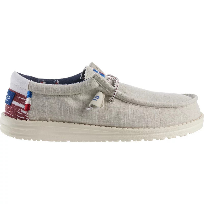 HEYDUDE Men's Wally Texas Canvas Slip-On Shoes | Academy Sports + Outdoors