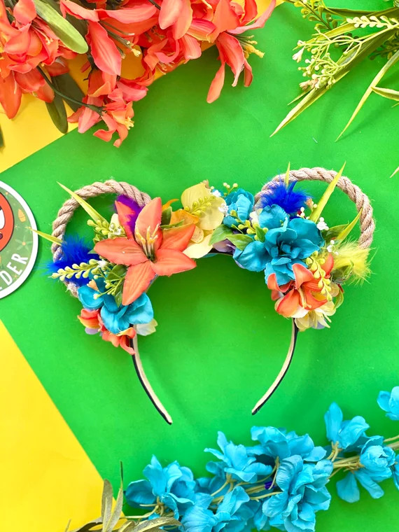 Tiki Room Disney Ears / Tropical Ears / Polynesian Ears / | Etsy | Etsy (US)