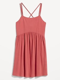 Fit & Flare Cross-Back Mini Cami Dress for Women | Old Navy (US)