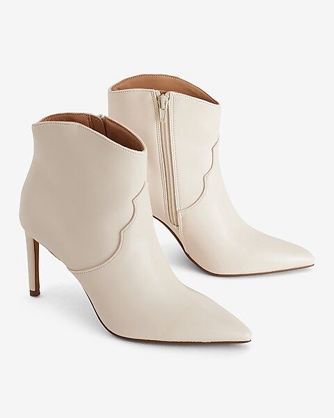 Pointed Toe Thin Heeled Booties | Express