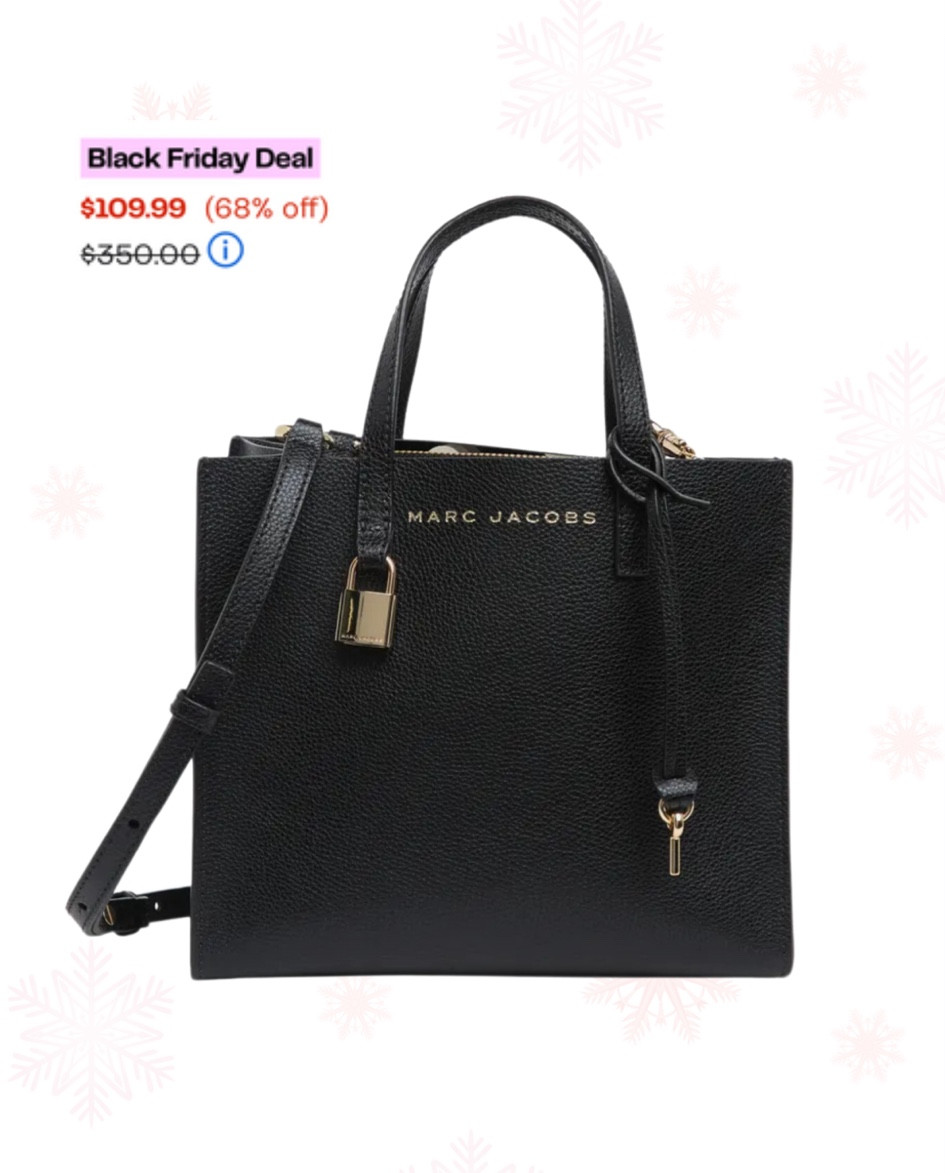68% off this beautiful Marc Jacob’s bag 😍 

Christmas gifts for her, gifts for her, luxury gift ideas, luxury bags, black bag, crossbody bag, Black Friday deals purse, gifts for mom, gifts for sister, gifts for her, cyber Monday deals, Nordstrom Black Friday deals

#LTKGiftGuide #LTKCyberWeek #LTKItBag