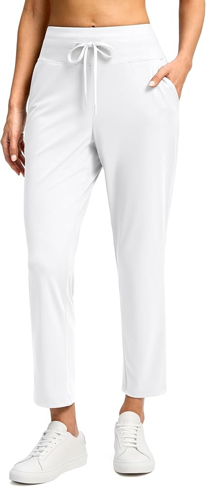 G Gradual Pants for Women High Waisted Ankle Pants 2 Pockets 7/8 Athletic Pants with Drawstring f... | Amazon (US)
