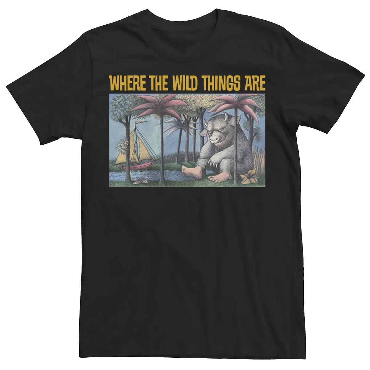 Men's Where The Wild Things Are Book Cover Tee | Kohl's
