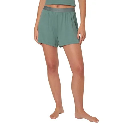 Hanes Originals Women's SuperSoft Comfywear Rib Sleep Shorts, Sizes S to 2X | Walmart (US)