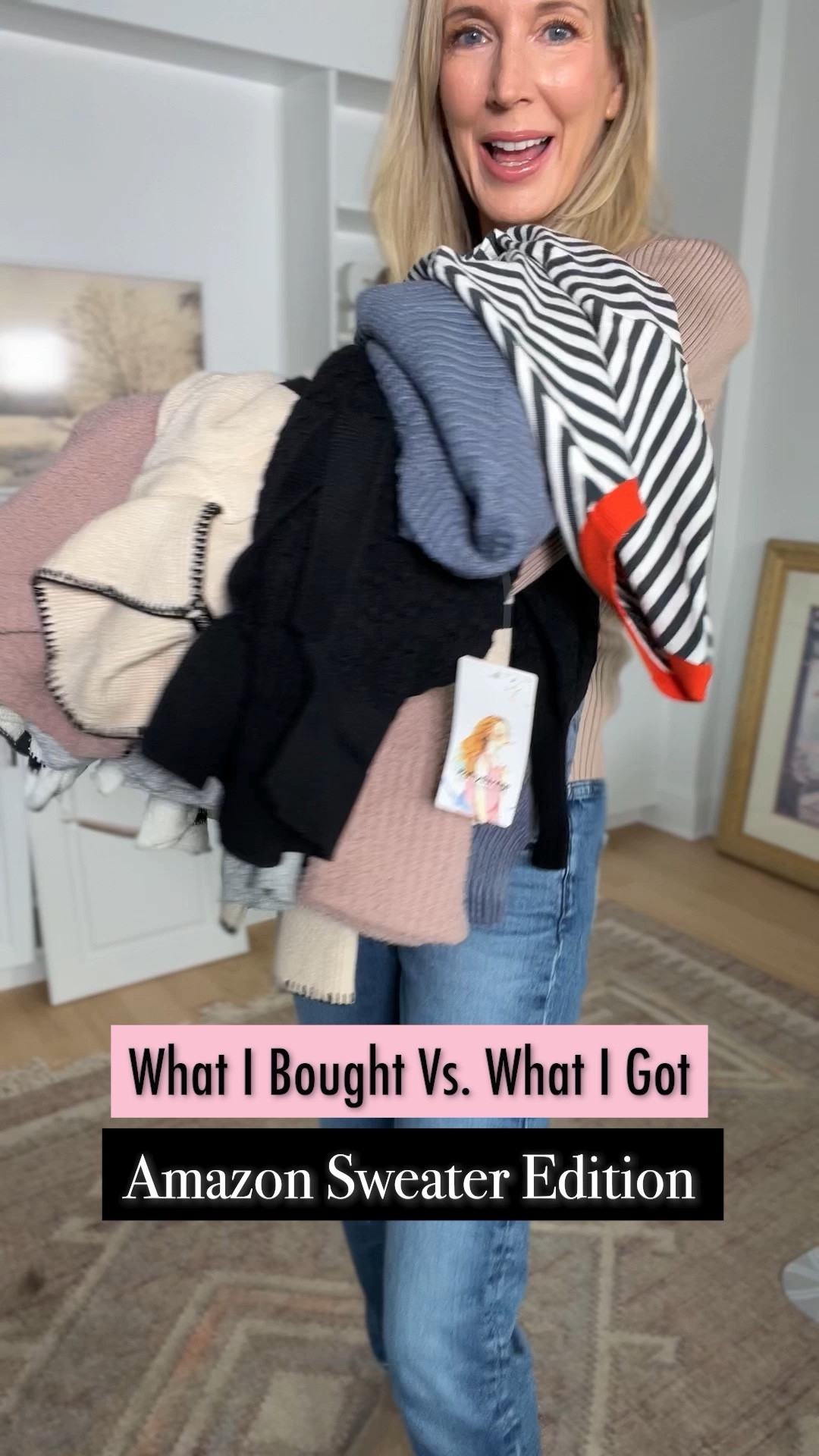 What I Bought Vs. What I Got - Amazon Sweater Edition!
Amazon Sweater Haul
Trying on sweaters from Amazon
All sweaters are size small.


#LTKVideo #LTKSeasonal #LTKfindsunder50