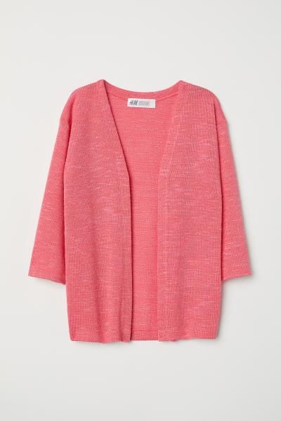 Fine-knit Cardigan - Pink - Kids | H&M US | H&M (US + CA)