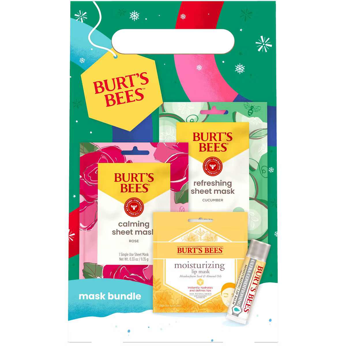 Burt's Bees Holiday Face Mask Gift Set - 4pc | Target