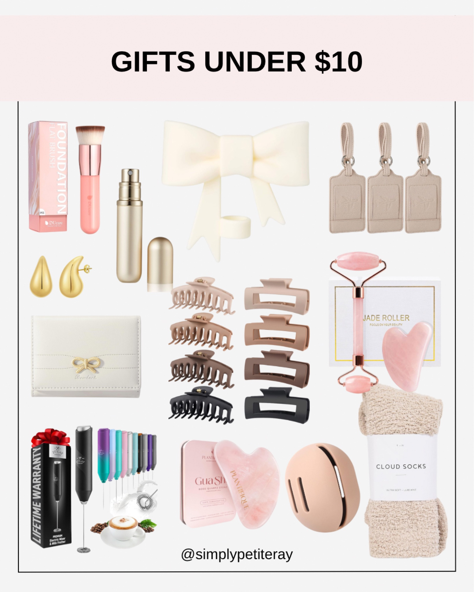 Gifts under $10
#GiftsForHer #GiftGuide #GiftGuideForHer

#LTKSeasonal #LTKGiftGuide #LTKHoliday