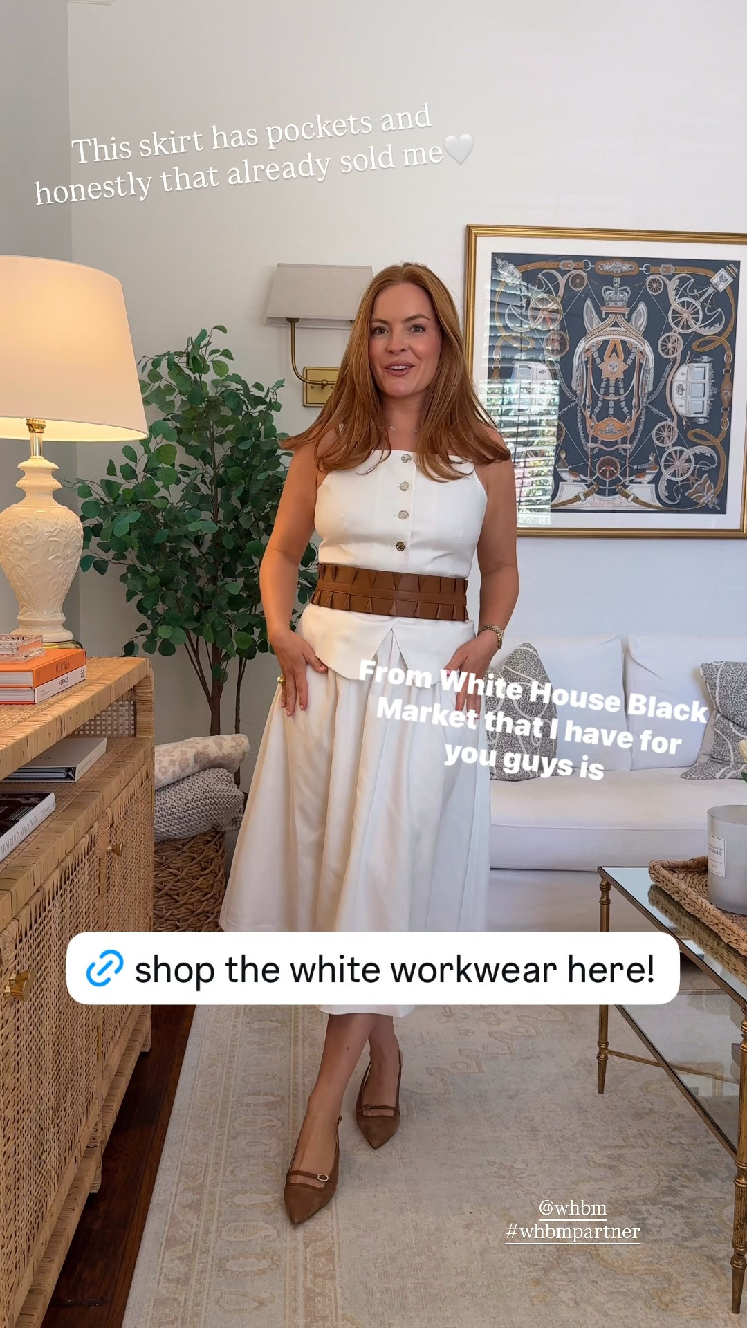 This white-on-white look feels SO chic for summer 🤎 The structured top paired with the full skirt gives such an elevated silhouette, and the brown belt pulls everything together perfectly.

Perfect for:
Summer office days, networking lunches, bridal events, brunch, or vacation dinners.

Why you need it:
The skirt has pockets, the pieces can be styled separately, and it’s one of those outfits that instantly makes you feel put together ✨

#officewear #workwearfashion #summerstyle #businesscasualoutfits #whbm

#LTKWorkwear #LTKmomlife #LTKootd