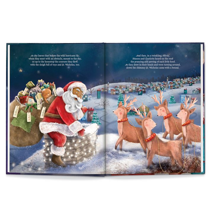 "Our Family's Night Before Christmas" Personalized Children's Book | Mark and Graham