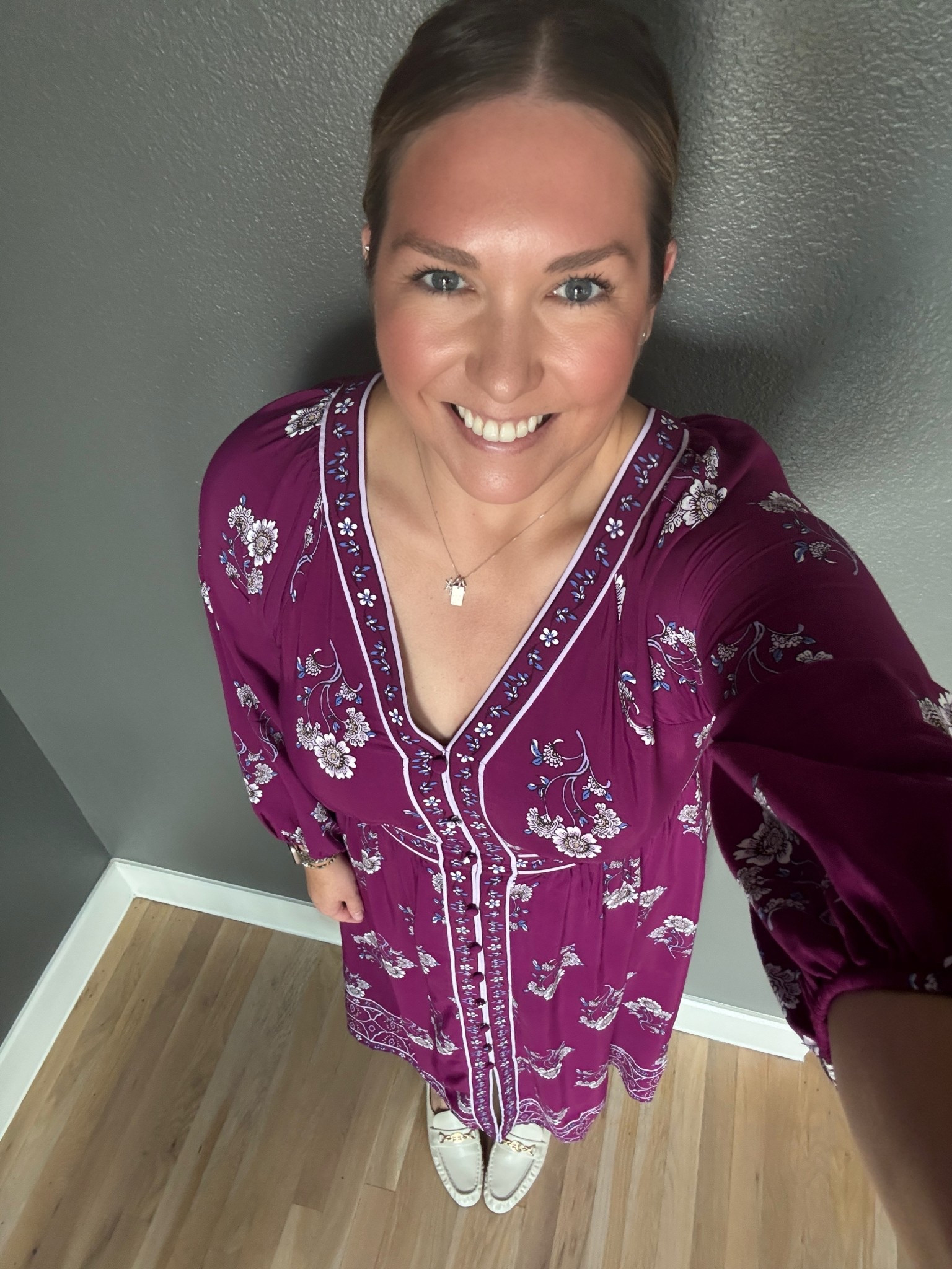 I’ve been waiting for the perfect weather to wear this dress and today was the day. I think it will look so good in the spring paired with wedges. Today I added loafers for a patio and pups hang. Boggles our minds the weather is nice enough to sit outside the week before thanksgiving! This was a perfect fall look that didn’t feel heavy  

#LTKMidsize #LTKFindsUnder100 #LTKBeauty